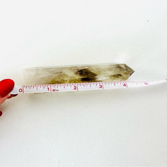 Citrine Polished Genuine 4.5” Crystal Point Boho Gypsy Meditation Yoga Gemstone - Picture 7 of 11